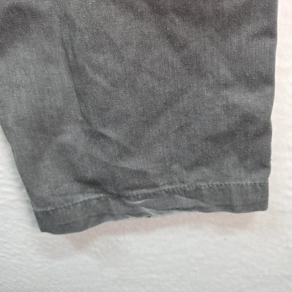 Volcom Chino Pants Mens 30 Charcoal Grey‎ Slim Straight Faded Distressed Skater